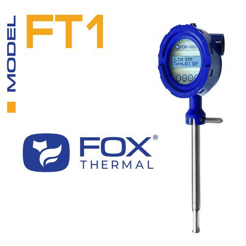 Đồng hồ đo lưu lượng khí nóng Fox Thermal - Thermal Mass Flow Meter & Temperature Transmitter