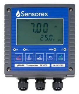 Bộ điều khiển pH/ORP Sensorex, Bộ Phát TX3000, Đại lý Sensorex tại vietnam