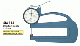 Đồng hồ đo độ dày SM114 Teclock-Dial Thickness Gauge SM114 Teclock vietnam